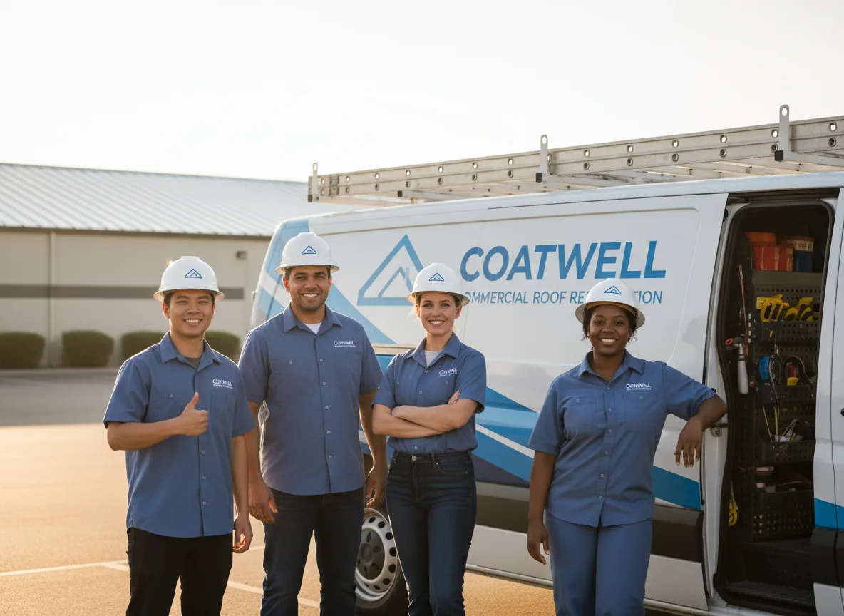 Commercial roof coating company in Viola, WI